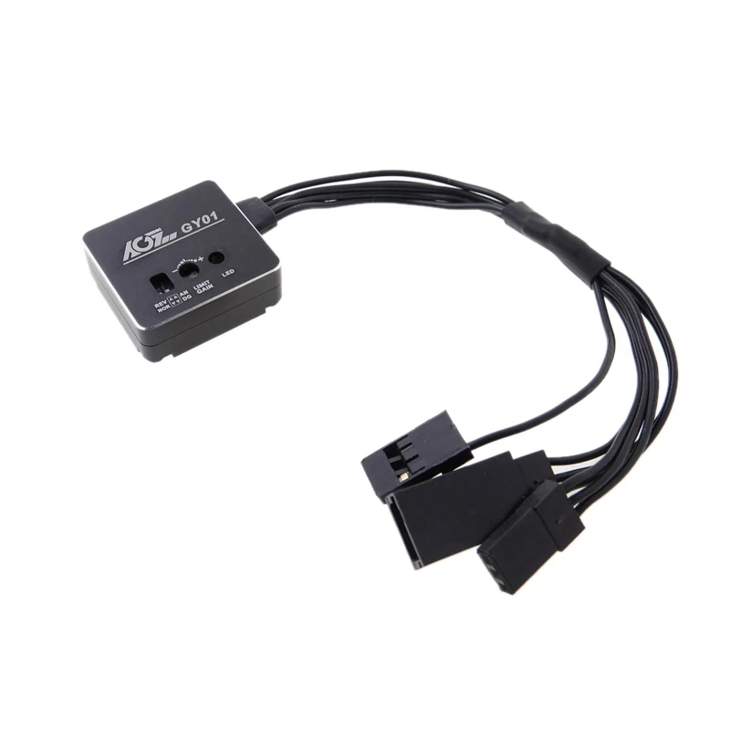 

AGF GY01-CNC High Stability Aluminum Case Tuned Gyro for RC Drift Car Mini Gyro Gyroscope for RC Car Drift Racing Car