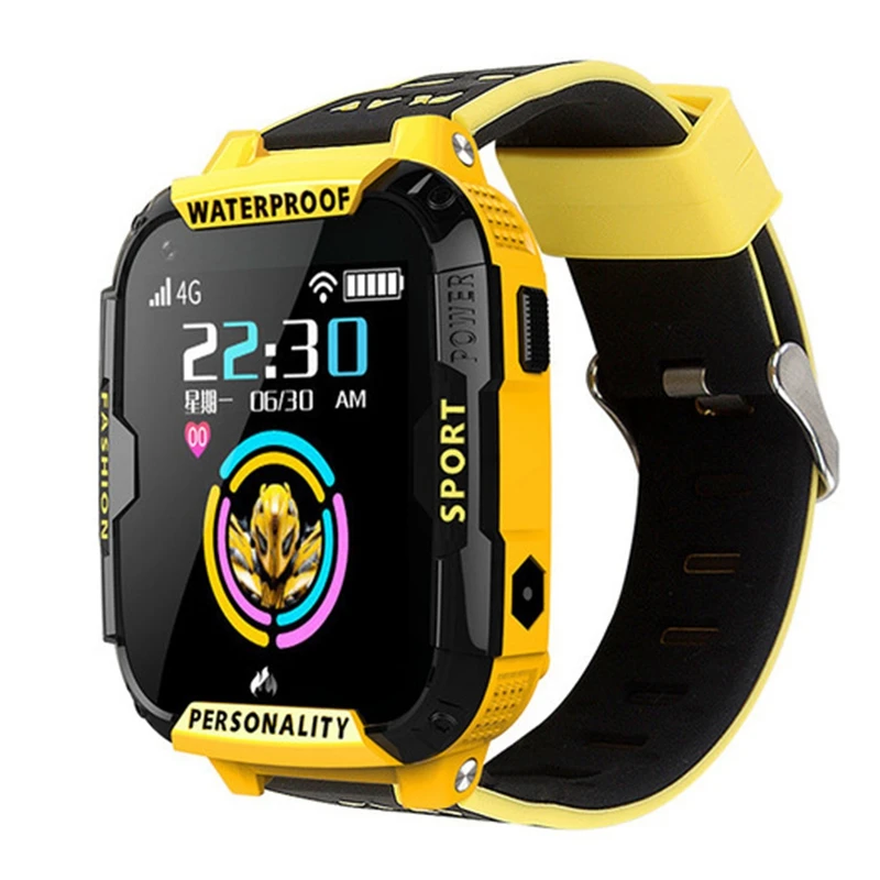 AAAE Top-4G Kids Smart Watch GPS LBS Tracker WIFI Location SOS Call Camera Children HD Video Call Waterproof Smart Watch for IOS