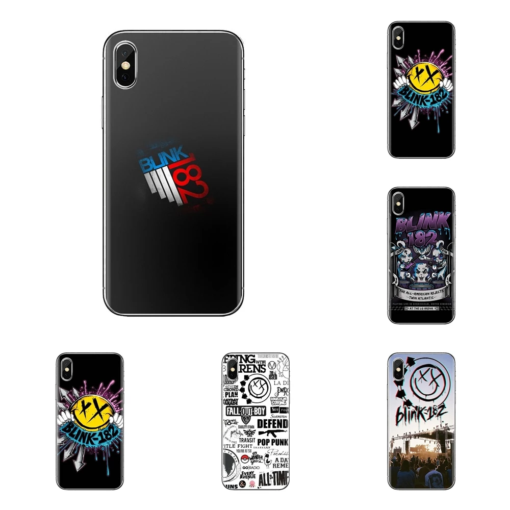 For iPhone XS Max XR X 4 4S 5 5S 5C SE 6 6S 7 8 Plus Samsung Galaxy J1 J3 J5 J7 A3 A5 Soft Cases Blink 182 Travis Barker Drummer |