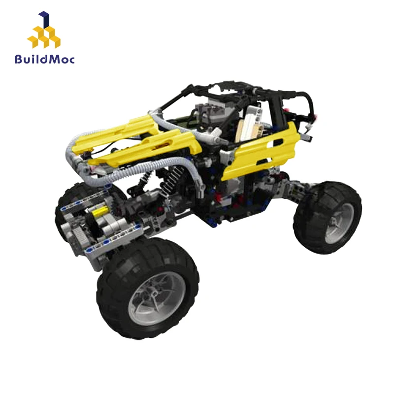BuildMoc Тарантул пробный грузовик модель внедорожника строительные блоки Наборы