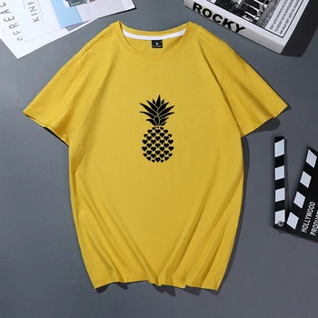 

New Pineapple Fruit Clothing Cute T Shirt Casual Harajuku T Shirt Women Top Graphic Tee Shirt Female Punk Shirts Women Clothing