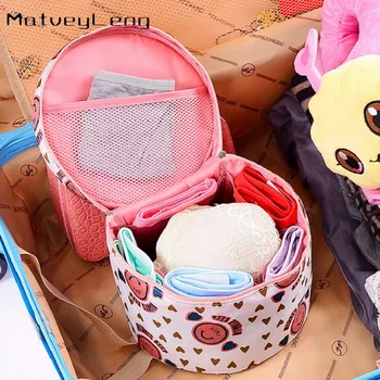 

MatveyLeng New Women's High Quality Wash Case Bag Travel Bra Bag Underwear Organizer Bag Cosmetic Daily Toiletries Storage Bag