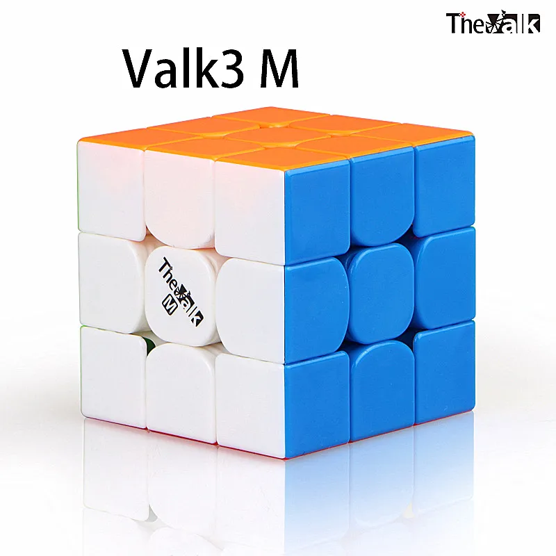 Кубик Рубика qiyi 3x3x3 магнитный Магический кубик скоростной 3x3 Qiyi Valk 3 M | Игрушки и
