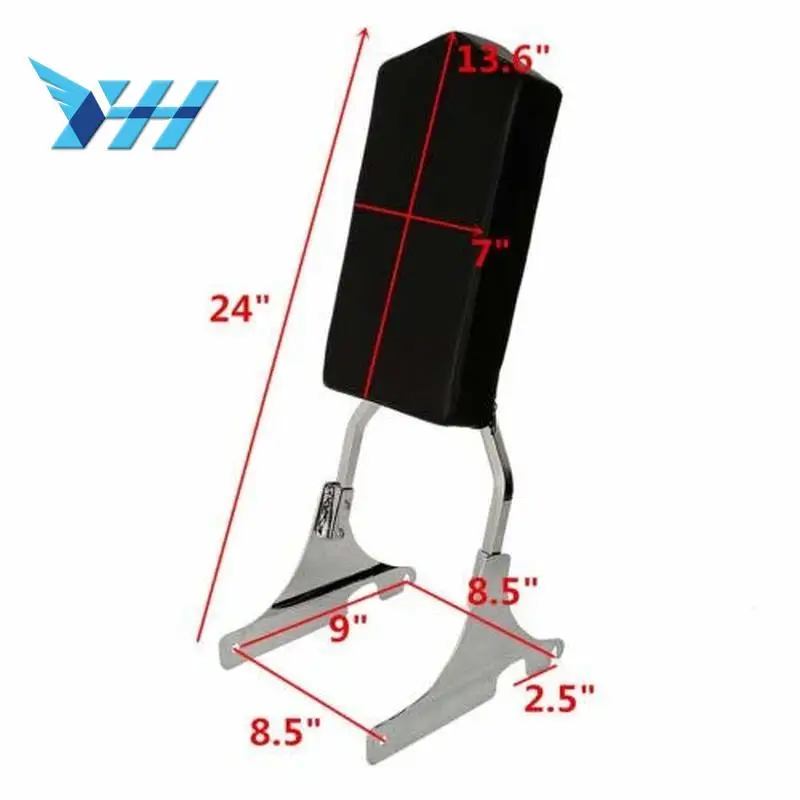 Спинка мотоцикла Сисси Бар для Harley Springer Softail FXSTS 1984-1999 85 86 87