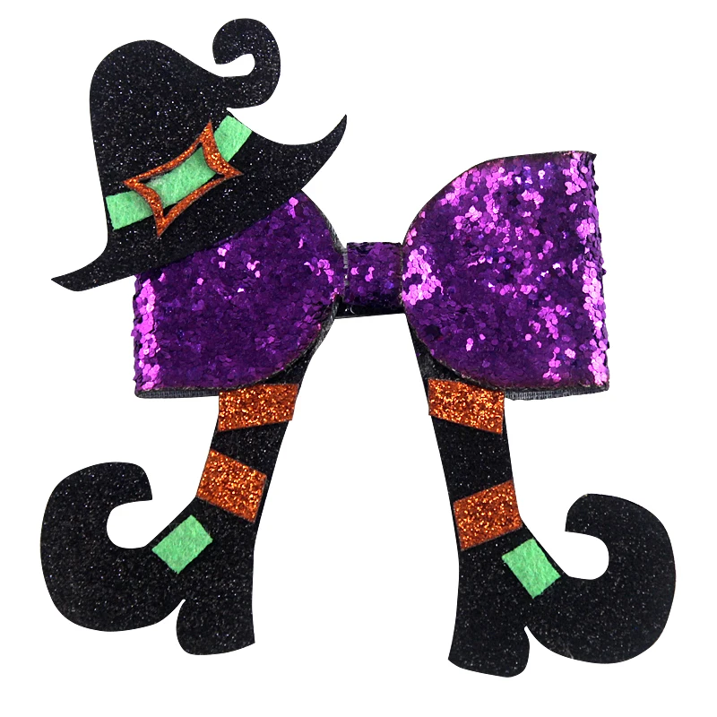 

5 Inch Christmas hat cloud boots boots hair bowknot hairpin party school girl tire DIY craft boutique hair accessories