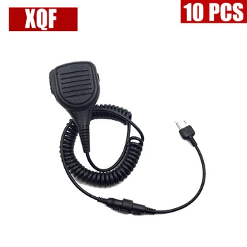 

XQF 10PCS Handheld Pro Speaker Mic Microphone for Midland Radio Walkie Talkie GXT1050 GXT5000 GXT1000 GXT1050VP4 LXT380 New