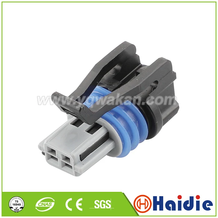 

Free shipping 2sets 2pin electric wiring electric housing plug wire harness waterproof connector 15449027