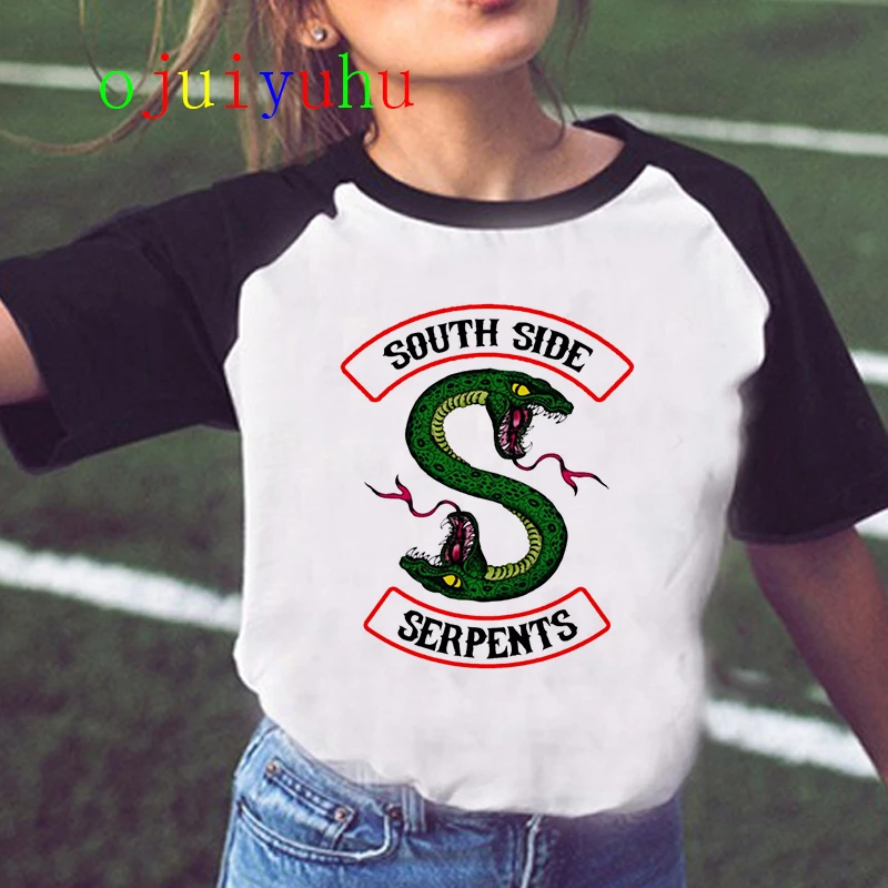 Riverdale Southside Serpent Harajuku T Shirts Women Ullzang Snake South Side T Shirts 90s Graphic Tshirt Fashion Top Tees Female T Shirts Aliexpress