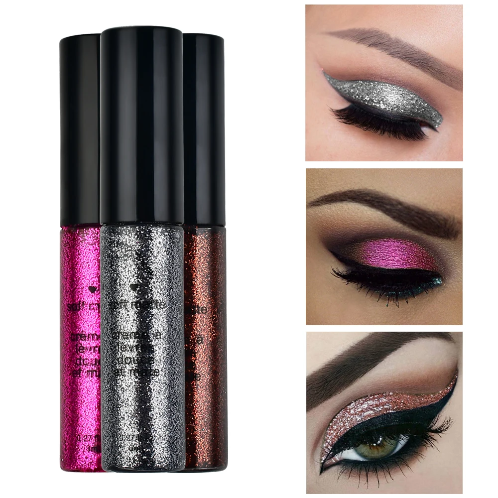 New Cosmetics Eyeliner Sparkling Pearl Waterproof Eyeliner Colorful Makeup