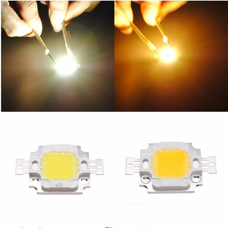 4/10 шт. COB светодиодный 9-12V10W Диод бисера DIY лампа для отдыха на открытом воздухе