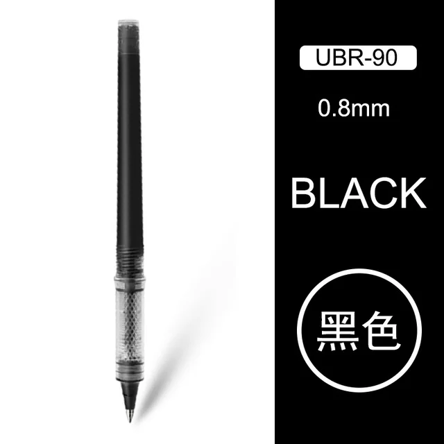 Япония UNI Refill UBR-95/UBR-90 3 шт на водной основе ручка Refill 0,8/0,5 мм для UB-205/UB-200 - Цвет графита: 3pcs 0.8mm