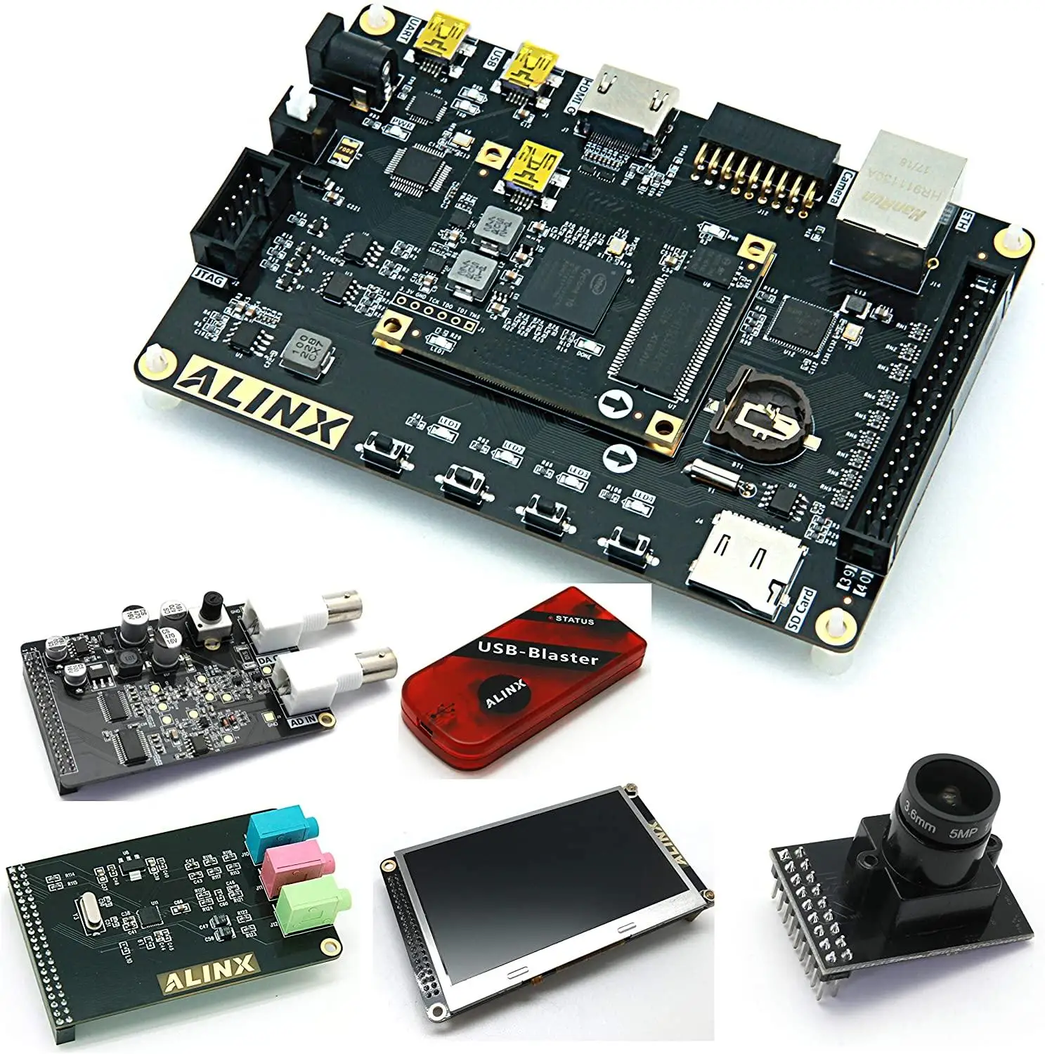 ALINX-AX1006 귣  Ƽ FPGA  , Ŭ 10 10CL006 ⰡƮ ̴ HDMI CMOS ī޶ ̽