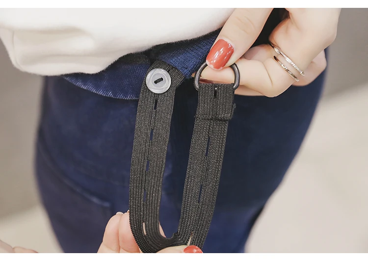Maternity Clothes New Style Autumn Clothing Pregnant Women Washing Water Jeans Casual Pregnant Women Elasticity Cowboy Skin