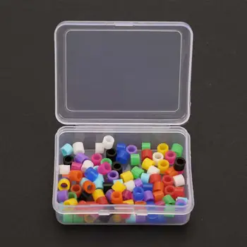 

100Pcs/Box Orthodontic Code Rings Multi-Color Universal Dental Instrument Autoclavable Ring Canbe High Temperature Sterilization