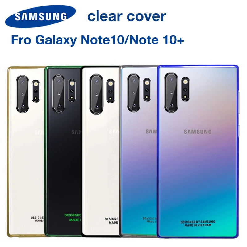 Original SAMSUNG Phone Case Hard Shell For Samsung GALAXY Note10 Plus Note10 Note10+ Note X NoteX Stealth TPU Mobile Phone Cover