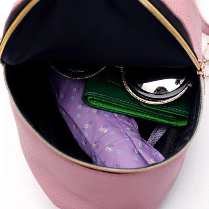 Женский мини-рюкзак из искусственной кожи на плечо колледжа школьный ранец рюкзак сумка KS-shipping