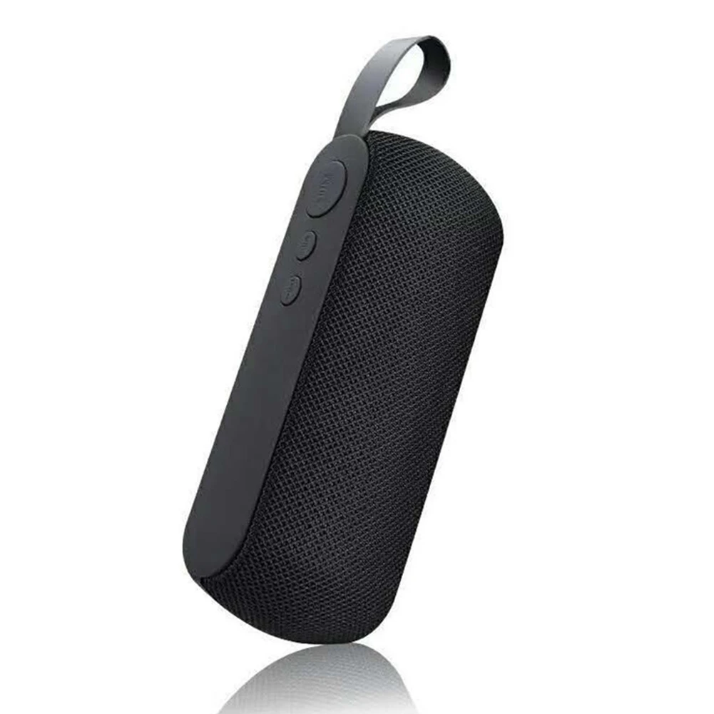 Поддержка TF карты Bluetooth динамик открытый AUX вход Портативный HIFI сабвуфер беспроводная звуковая система путешествия двухканальный 3D стерео - Цвет: Черный