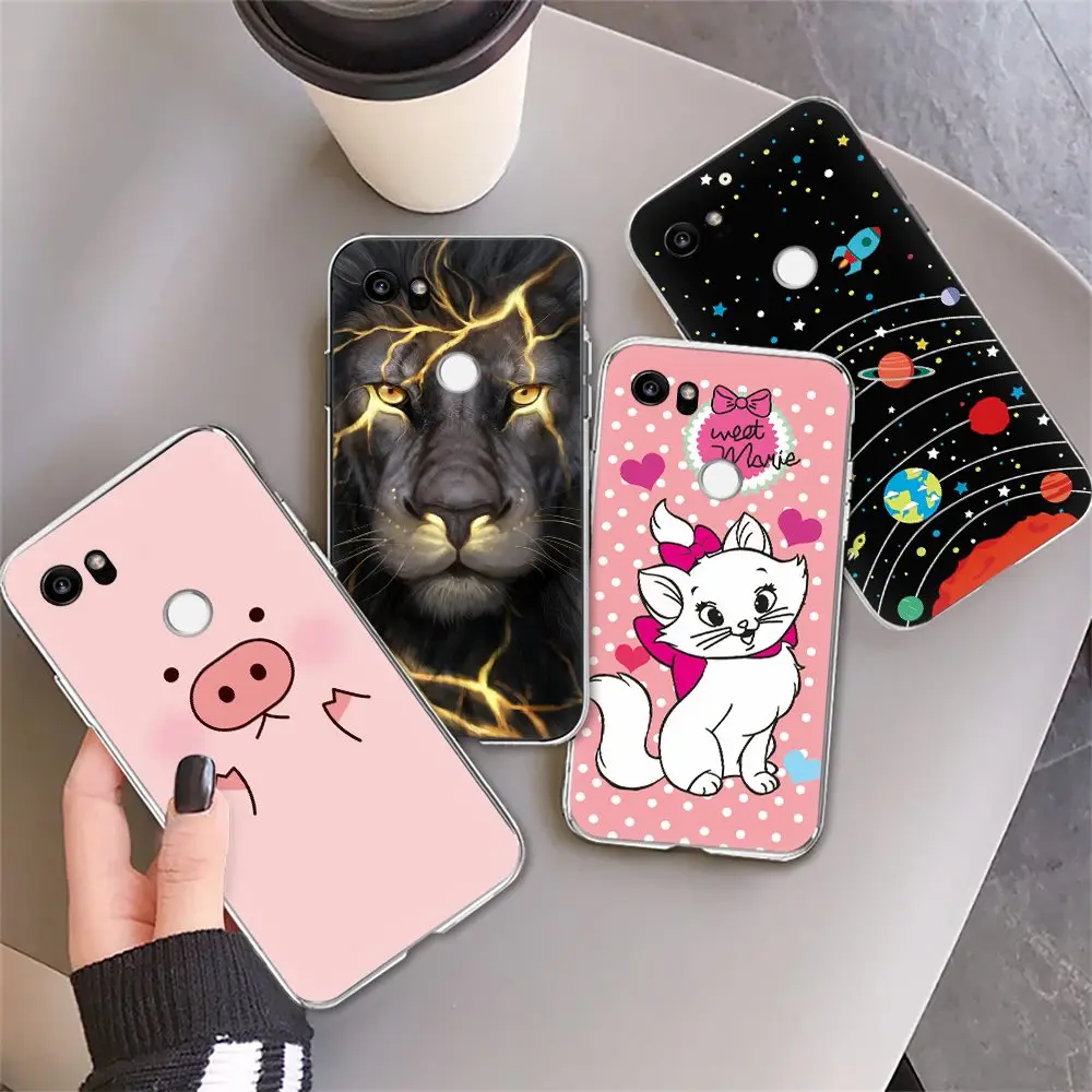 Silicone For Woman Phone Case Google Pixel 2 XL Gift Anti-knock New Waterproof anime TPU | Мобильные телефоны и
