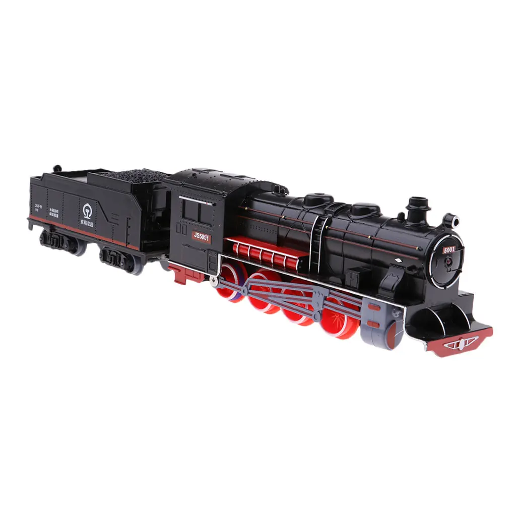 Children Toy Chinese Steam Locomotive Model Coal Cars Model Accessories