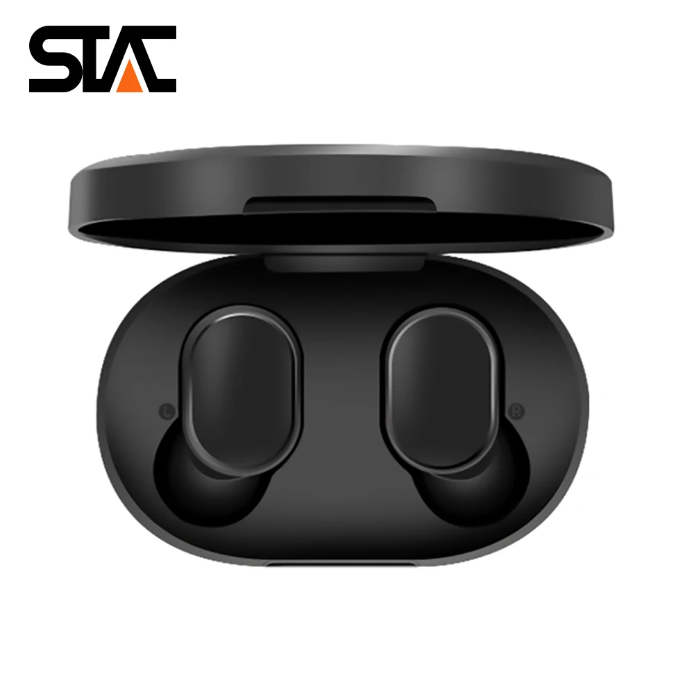 

A6S Wireless Bluetooth headphones sports music Bluetooth wireless noise canceling earplugs with microphone for iOS Android