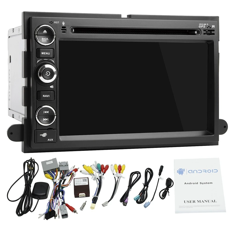 2 Din Android 10 четырехъядерный автомобильный DVD-плеер для Ford F150 F350 F450 Fusion погрузка Mustang