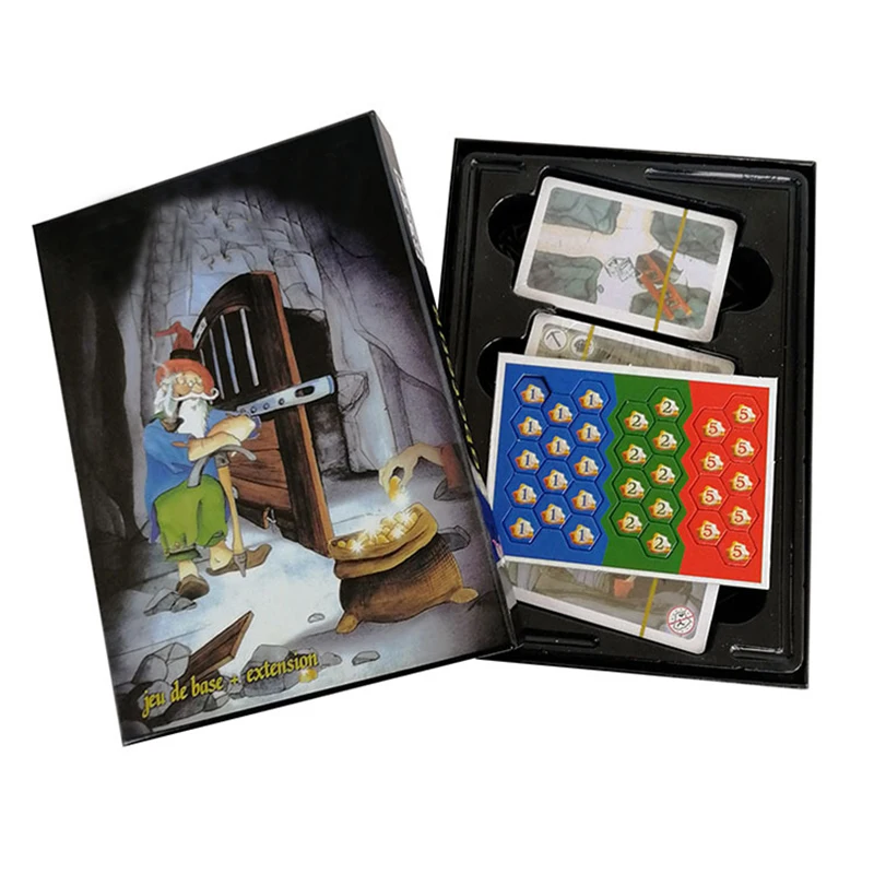 Настольная игра &quotSaboteur&quot 1 + 2 версия/версия Saboteur1 Jeu De Family настольная смешная с