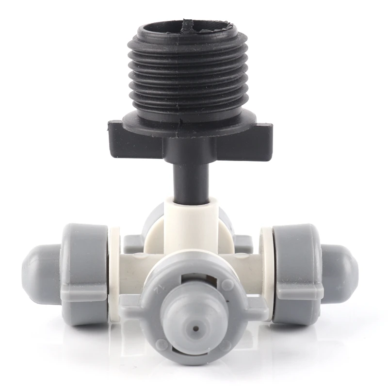 

5-50 комплектов, серый разбрызгиватель с наружной резьбой 6 мм, 1/2 дюйма