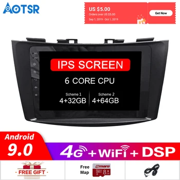

Android 9.0 DSP Car GPS Navigation radio player For Suzuki SWIFT 2013-2017 Multimedia Radio Audio Player Headunit No DVD player