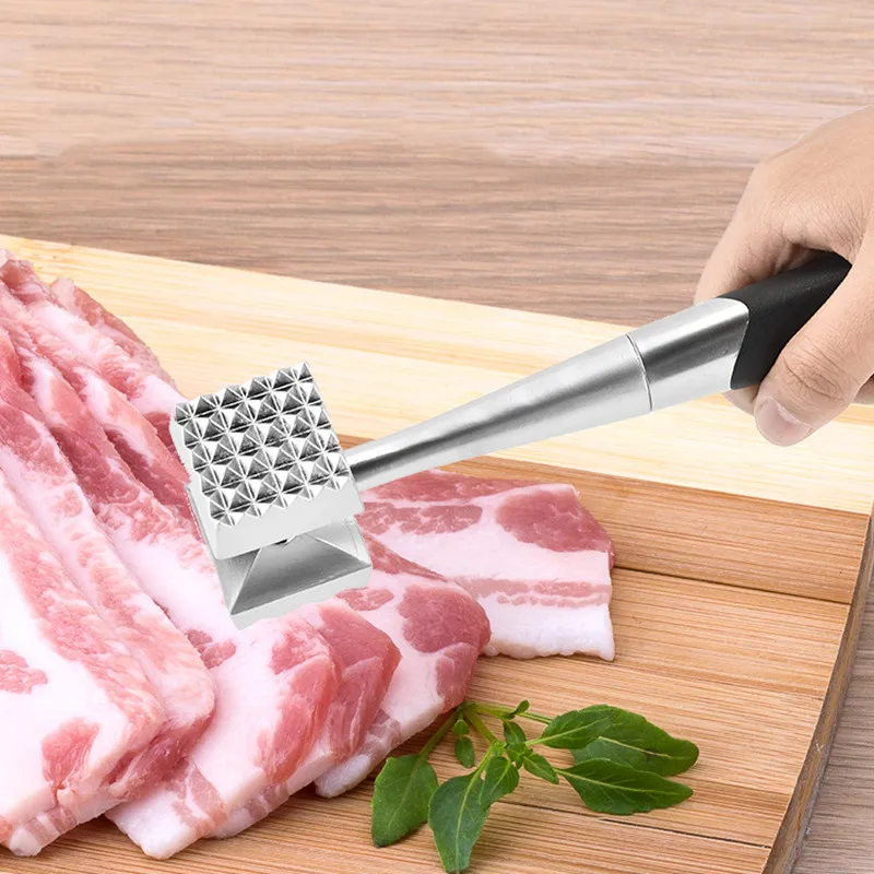 Stainless Steel Zinc Alloy Meat Hammer Kitchen Tool Creative Steak Meat Hammer meat tenderizer meat hammer