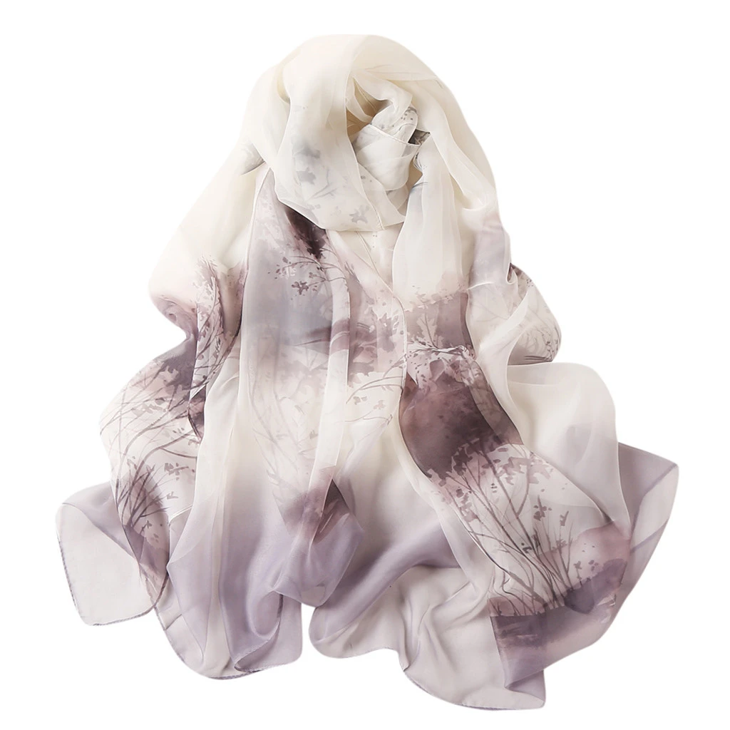 2019 New Women Fashion Spring Autumn Silk Scarfs Square Polyester Scarves Print Flowers Shawl Summer Shawls Hijabs 919