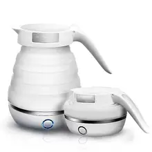 600 мл складной портативный Электрический чайник для воды ручной дорожный пищевой силиконовый складной чайник для дома на открытом воздухе кемпинга пешего туризма