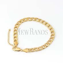 Newranose Куба звено цепи браслеты нержавеющая сталь мужские ювелирные изделия аксессуары панк мужские ювелирные изделия BNJY001404