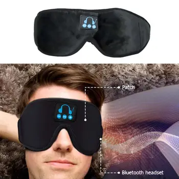 

Bluetooth Sleep Eye Mask Cover Lightness and Portability No Space Occupy Music Night Eyepatch Shade for Travel Office Home