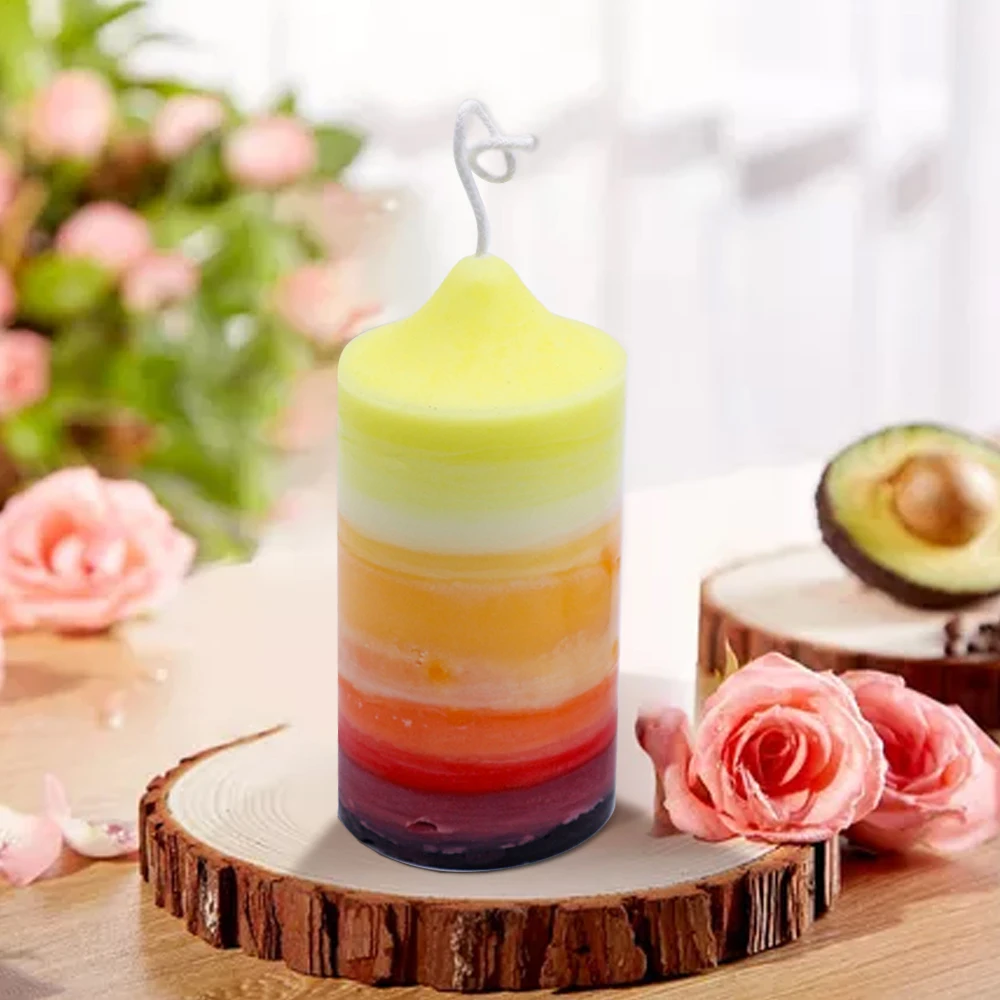 

Reusable Handmade Candles Soap Molds DIY Cylinder Candle Making Molds DIY Candle Making Supplies Plastic Candle Molds