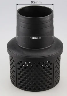 Colador de Filtro de pantalla de 3" 76mm Para Bomba De Agua Manguera de aspiración Negro de reemplazo 