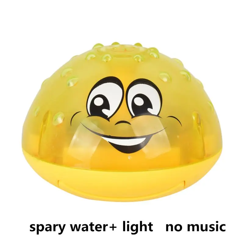 Bath Toys Spray Water Light Music Rotate Ball Kid Toys for Baby Toddler Bathroom Summer Play Water 7