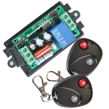 

AC 220V 1CH RF 433MHz Wireless Remote Control Switch Module Learning Code Relay Kit Controller+ Remote Controllers