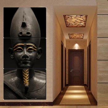 

3 Piece Diamond Embroidery Ancient Egypt Pharaoh Diamond Mosaic Full Square Round Handmade Diamond Painting Cross Stitch N444