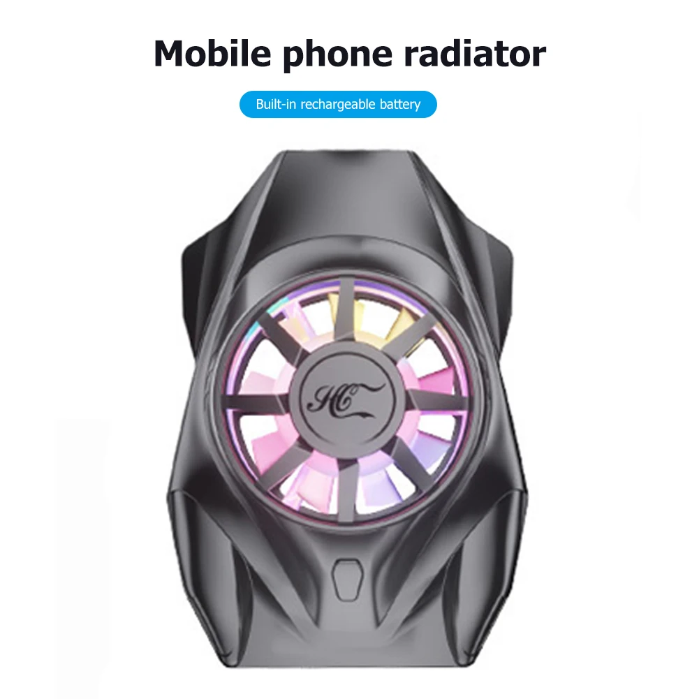 Universal Mobile Phone Radiator Rechargeable Cooling Fan Mute Smartphone Gaming Cooler Heat Sink Controller | Мобильные телефоны и