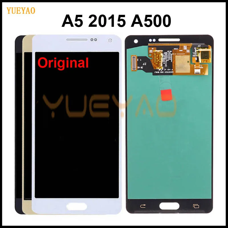 Оригинальный ЖК-дисплей для Samsung Galaxy A5 2015 A500 A500F A500FU A500H A500M с сенсорным экраном и