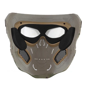 

Face Mask Scary Skull Shape Impact Resistant (Tactical) Headwear Protection Halloween Party Game Costumes Accessories