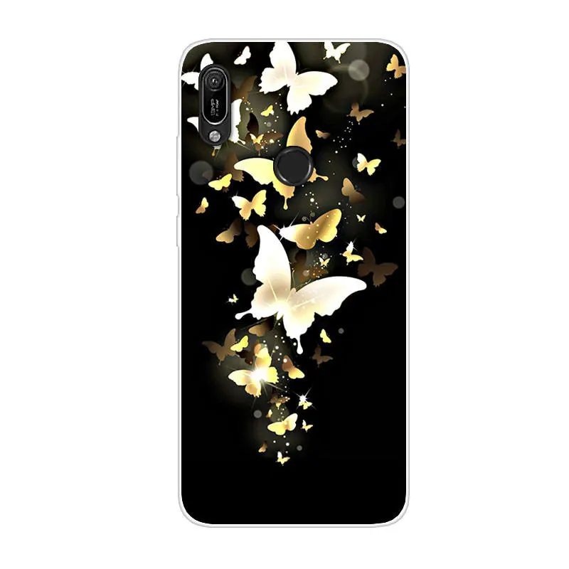 Чехол для Huawei Y6 2019 чехол силиконовый из ТПУ мягкий телефона тонкий 6 Prime