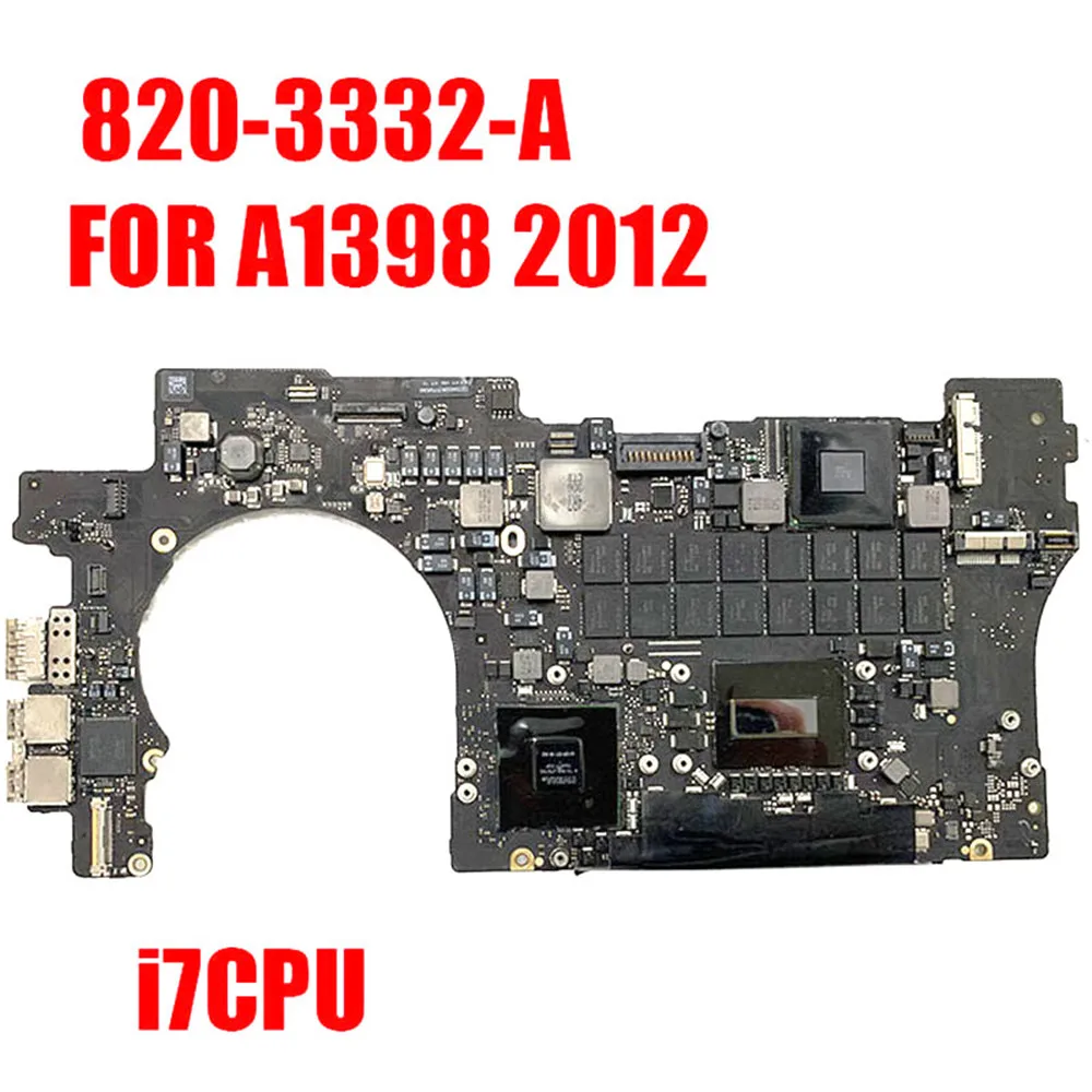 A1398 Logic Board for MacBook Retina 15&quot Motherboard 2.2 GHz/2.4GHz/2.6GHz/2.6GHz/8G 16GB RAM 1G GPU 2012 820-3332-A | Компьютеры и