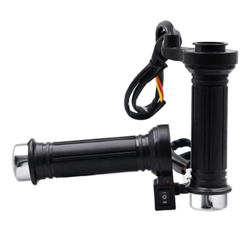 Motorcycle Handlebars 22mm Electric Hand Heated Molded Grips Atv Warmers Motorbike Heating Handle Heated Grips Set