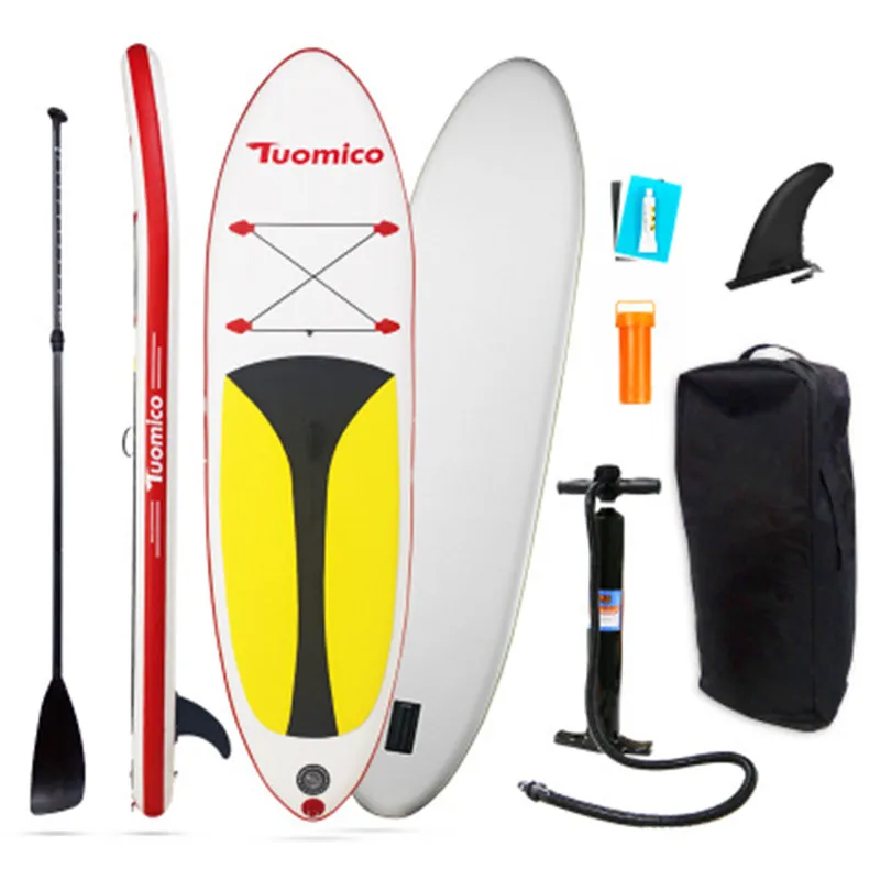 

297x76x15cm 2019 Inflatable Stand Up Paddle Board Surfboard Surf Board with Pump Backpack Fin Pad Kit Surfing Lake Water Sport