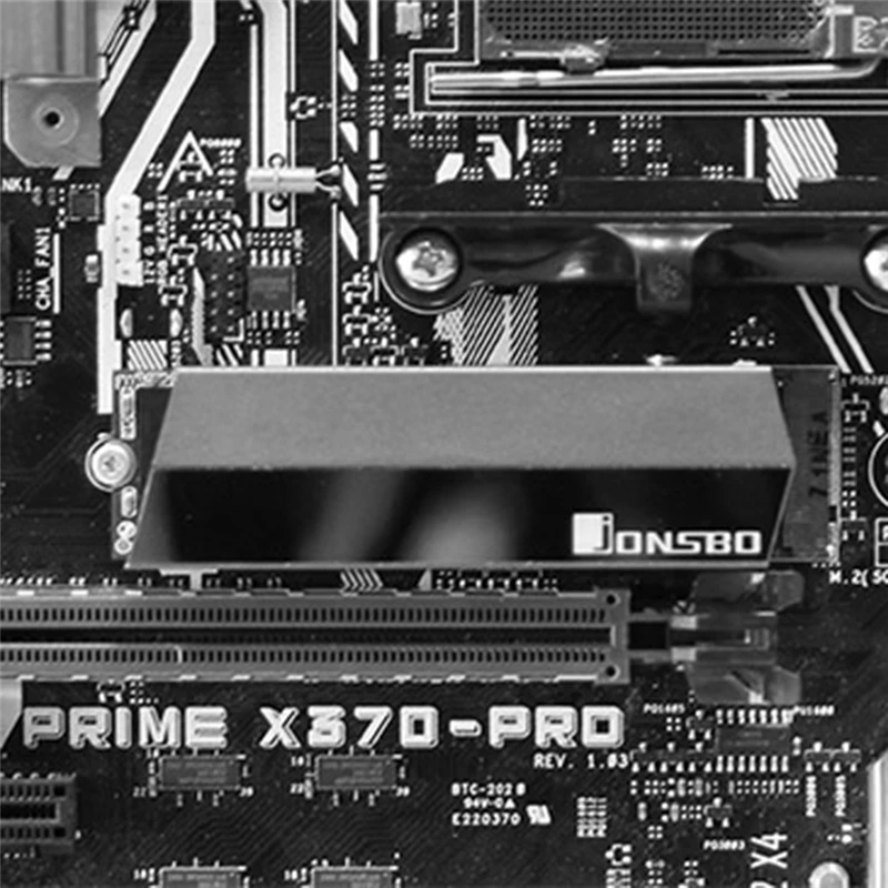 Jonsbo радиатор SSD кулер NVME NGFF M.2 2280 твердотельный жесткий диск радиатор пассивный теплоотвод алюминиевое охлаждение