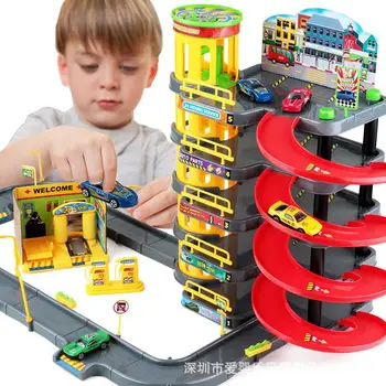 

LeadingStar 3D Multi -Layer Large-scale Assembled Railcar Toy Set Combination for Children