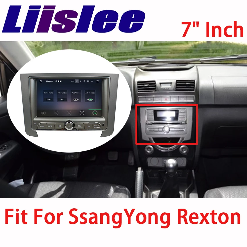 Liislee Android для SsangYong Rexton 2010 ~ 2014 Автомобильный навигатор GPS HD сенсорный экран Аудио