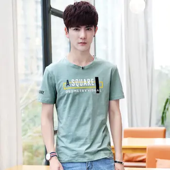 

Summer new women's street letter characters print loose short-sleeved T-shirt 23.92