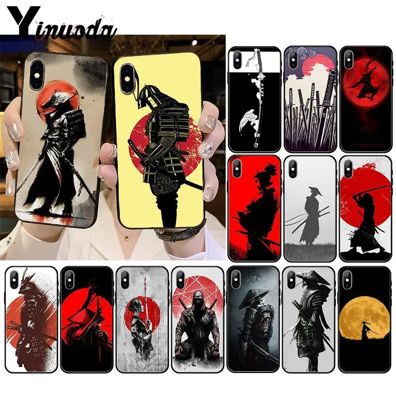 Yinuoda Japan The samurai Ninja Soft Silicone Phone Case for iPhone 11 11Pro X XS MAX XR 8 7 6 6S Plus 5 5S SE Yinuoda Japan The samurai Ninja Soft Silicone Phone Case for iPhone 11 11Pro X XS MAX XR 8 7 6 6S Plus 5 5S SE